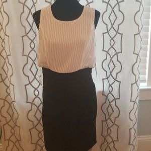 XOXO Black and White Dress